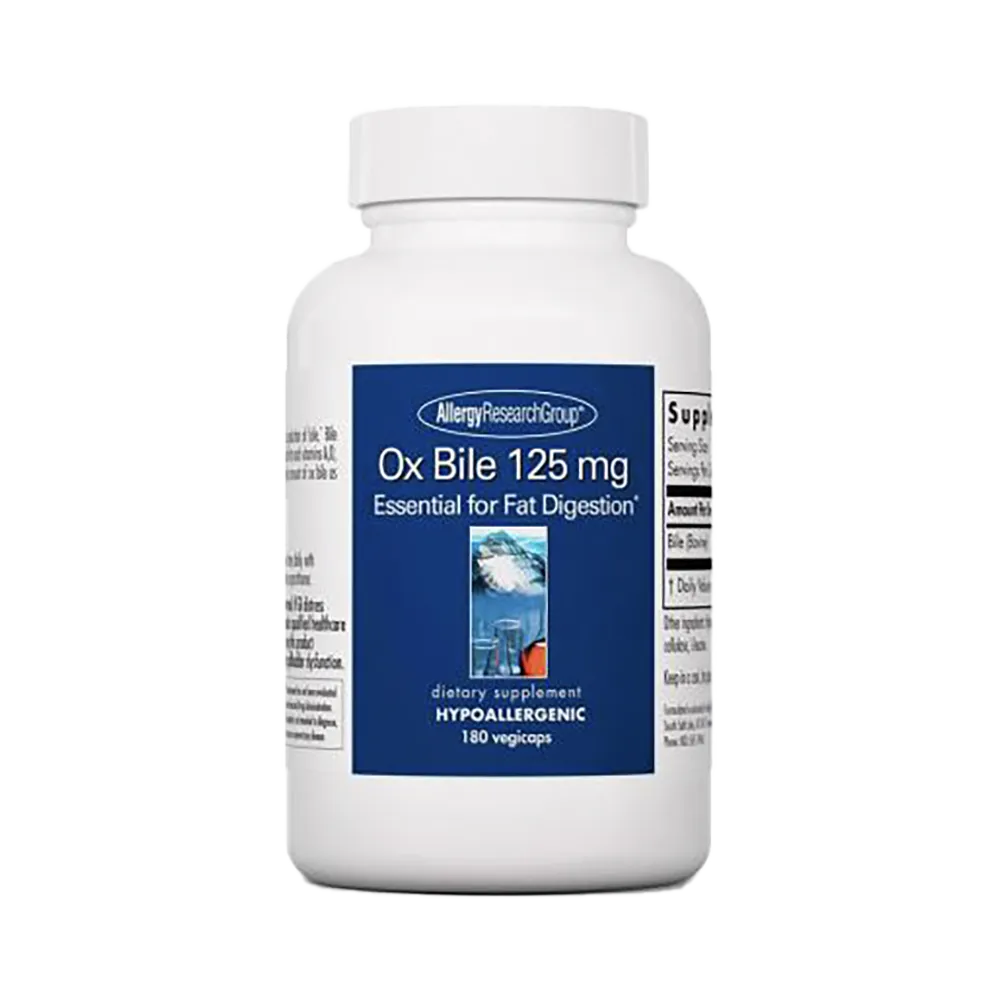 Ox Bile 125 mg - 180 capsules