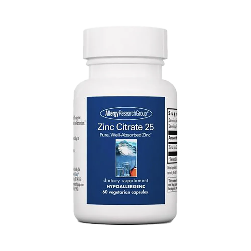 Zinc Citrate 25 - 60 capsules