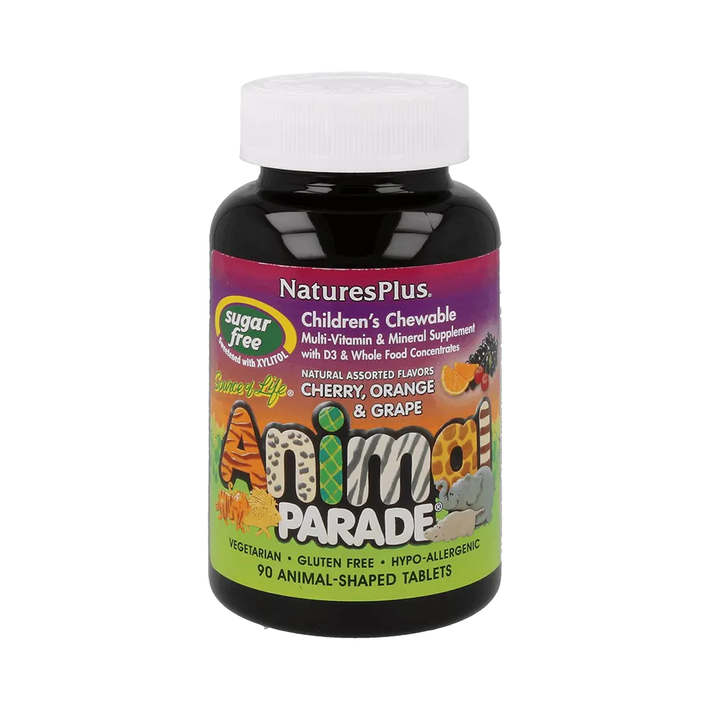 Animal Parade® Multivitamin Assorted Sugar-Free - 90 chewables