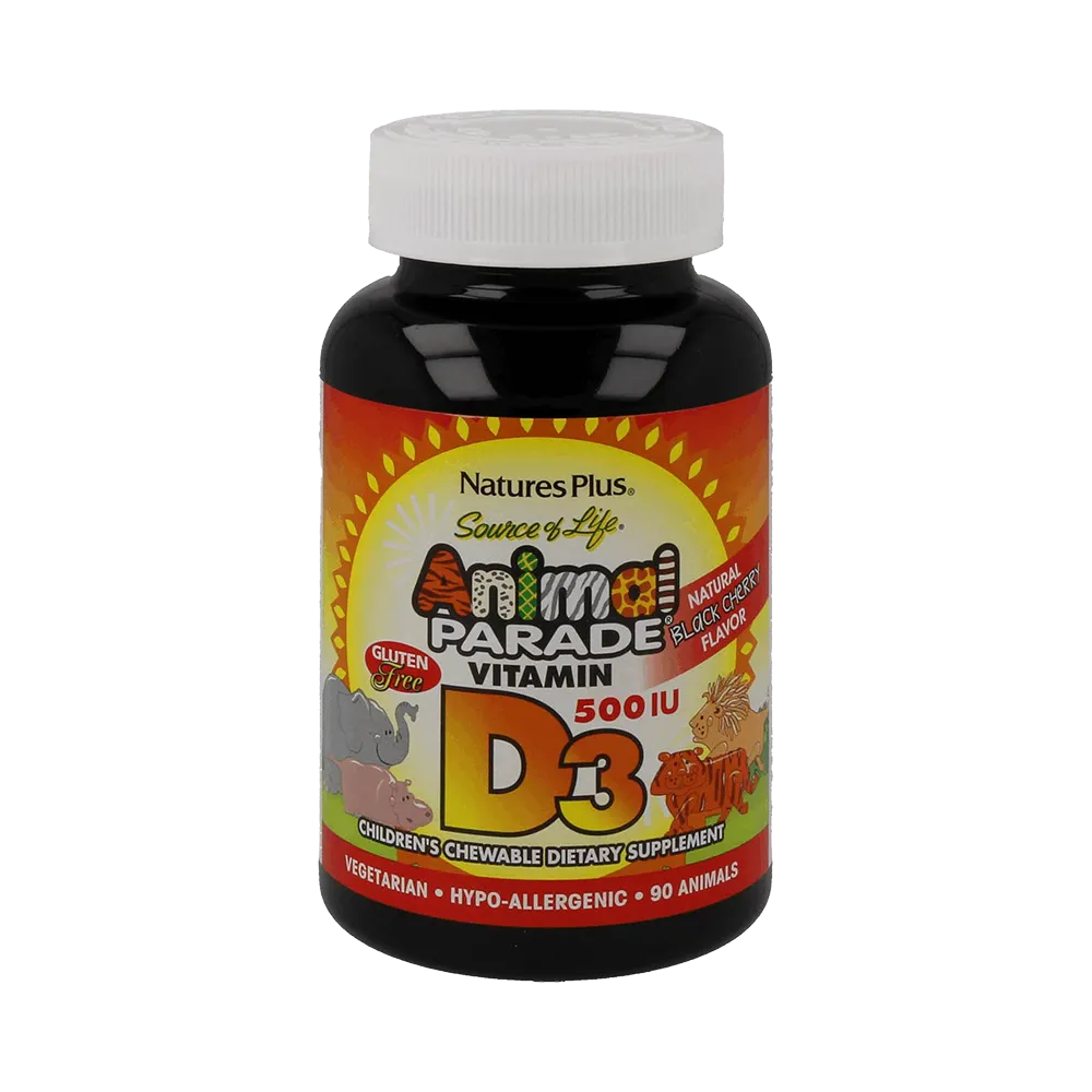 Animal Parade® Vitamin D3 500 IU - 90 Chewables