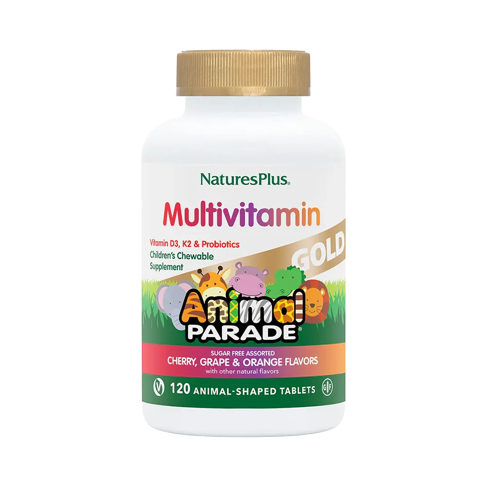 Animal Parade® GOLD Multivitamin Assorted - 120 chewables