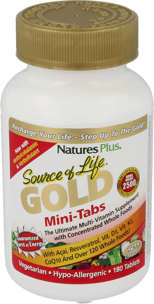 Source of Life® GOLD Multivitamin Minitablets - 180 tablets