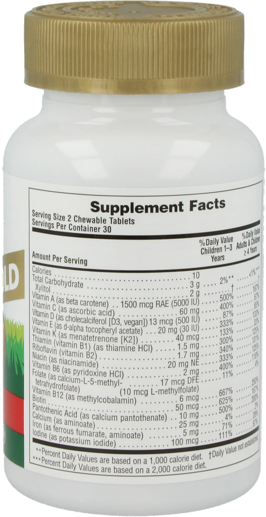 Animal Parade® GOLD Multivitamin Cherry - 60 Lozenges