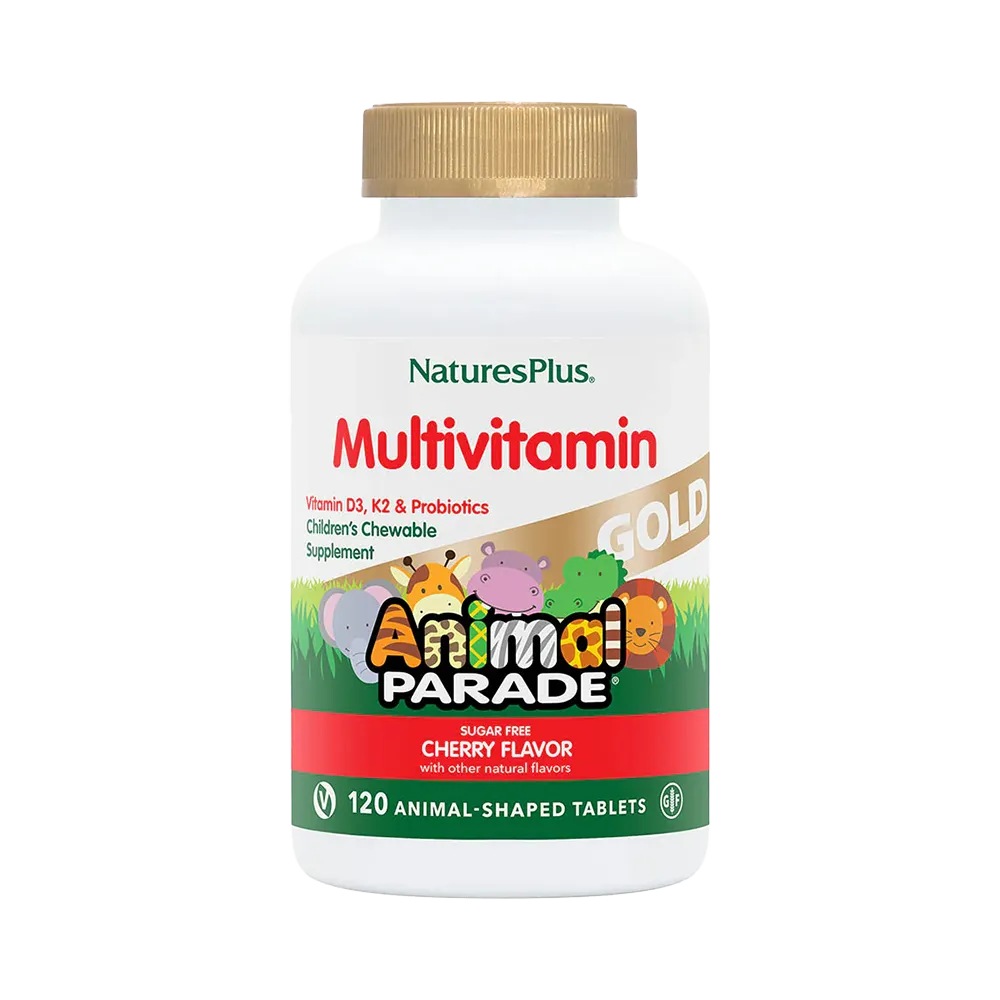 Animal Parade® GOLD Multivitamin Cherry - 120 lozenges