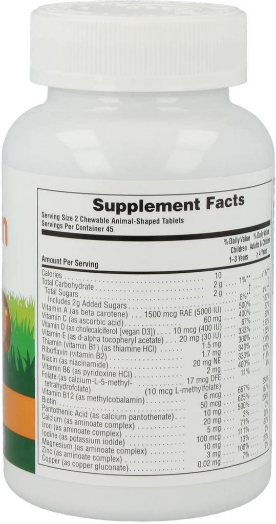 Animal Parade® Multivitamin Orangengeschmack - 90 Lozenges