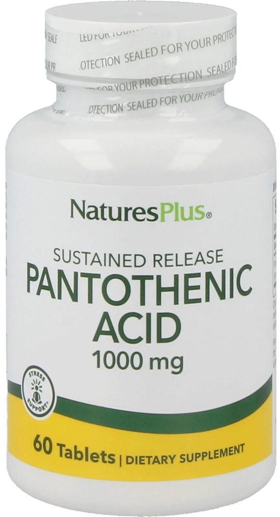 Pantothenic Acid 1000 mg - 60 Tablets