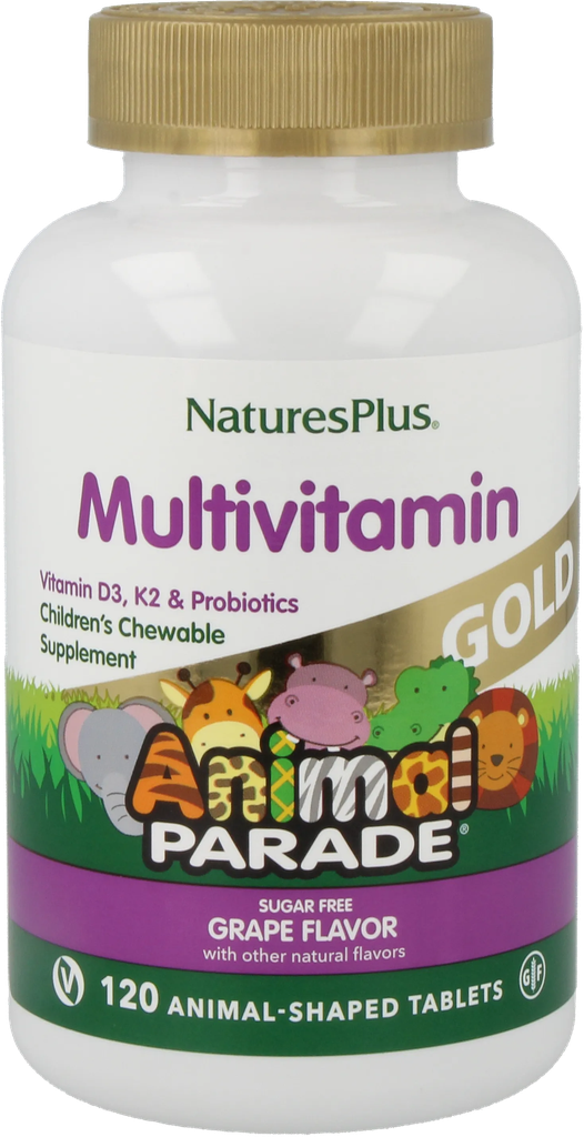 Animal Parade® GOLD Multivitamin sugar free - 120 Lozenges