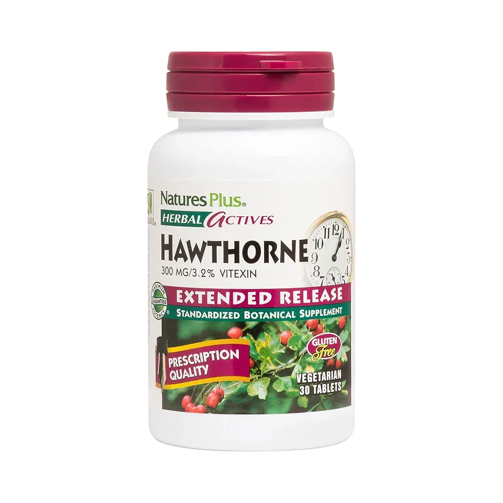Herbal Actives Hawthorne Extended Release - 30 tablets