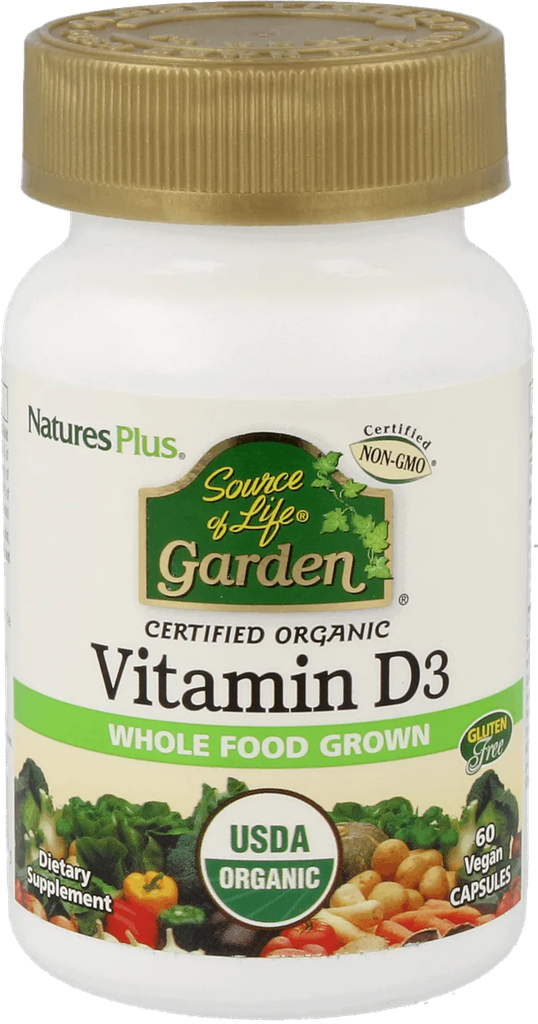 Source of Life® Garden Vitamin D3 Organic - 60 capsules
