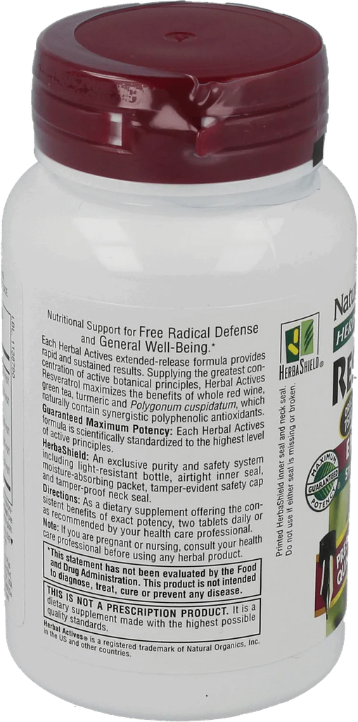 Resveratrol 125 mg - 60 Tablets