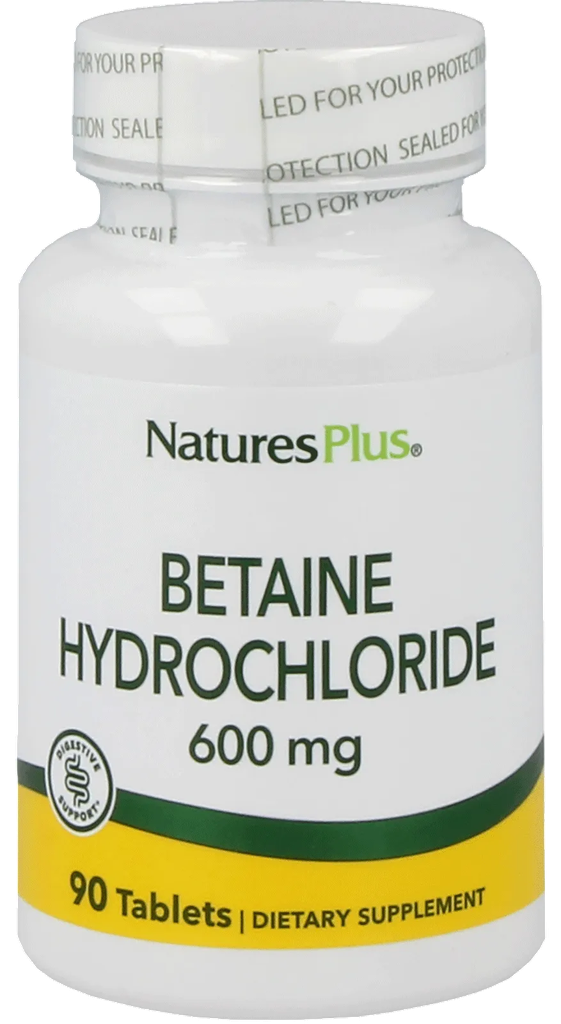 Betaine Hydrochloride - 90 tablets