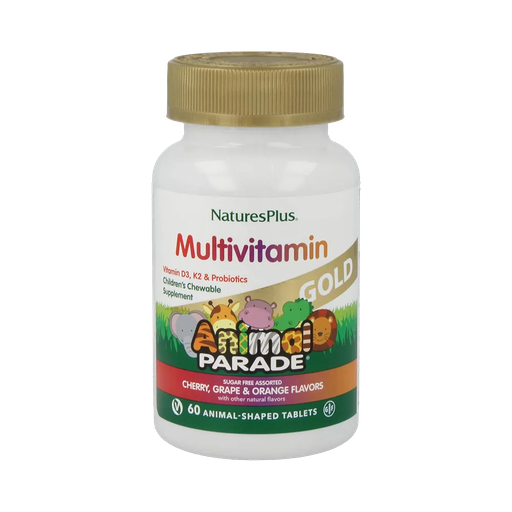 [NP-29927] Animal Parade® Multi Gold, Assorted Flavours - 60 Chewables