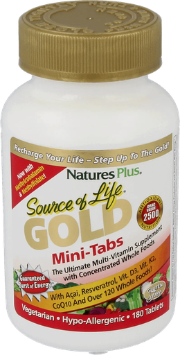 [NP-30714] Source of Life® GOLD Multivitamin Minitablets - 180 tablets