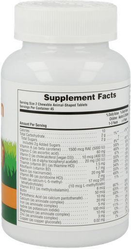 [NP-29974] Animal Parade® Multivitamin Orangengeschmack - 90 Lozenges
