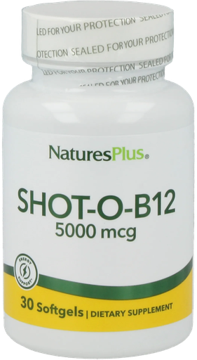 [NP-1731] Shot-O-B12® 5000 mcg / Softgels - 30 Softgels