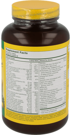 [NP-30599] Source of Life® No Iron - 180 Tablets