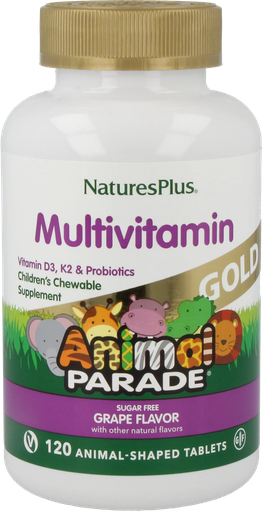 [NP-29934] Animal Parade® GOLD Multivitamin sugar free - 120 Lozenges