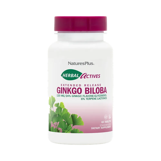 [NP-7326] Herbal Actives Ginkgo Biloba Extended Release - 60 tablets