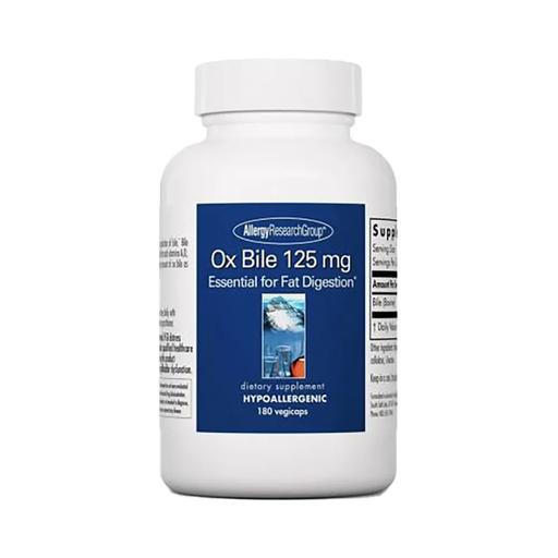 [ARG-76370] Ox Bile 125 mg - 180 capsules